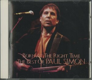 CD/ PAUL SIMON / BORN AT THE RIGHT TIME THE BEST OF PAUL SIMON / ポール・サイモン / 国内盤 WPCP-4420 40515