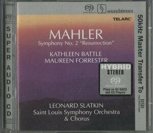 CD/ 2CD / スラットキン / マーラー：交響曲第2番「復活」 / 輸入盤 SACD 2枚組 TELARC SACD-60081 40517