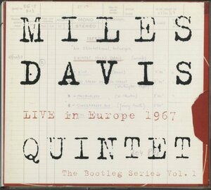 CD/ 3CD + DVD/ MILES DAVIS QUINTET / LIVE IN EUROPE 1967 / THE BOOTLEG SERIES VOL.1 / 輸入盤 4枚組 8869794053 デジパック 40517