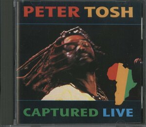 CD/ PETER TOSH / CAPTURED LIVE / ピーター・トッシュ / 直輸入盤 CDP7916722 40504