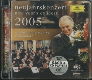 CD/ 2CD /ロリン・マゼール、ウィーン・フィルハーモニー/ ウィーン・フィル・ニューイヤーコンサート2005 / 輸入盤 SACD 4775495 40511