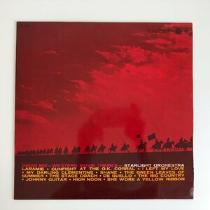 LP/ STARLIGHT MUSIC / WESTERN MOVIE THEMES / вестерн тематическая песня сборник / записано в Японии винт jacket COLUMBIA SL1060 40507