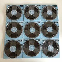 オープンリールテープ 7号 MAXELL XLⅠ50-60B BQ 9本セット 使用済み まとめ売り 現状品 （515-1）_画像3