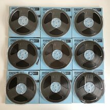 オープンリールテープ 7号 MAXELL XLⅠ50-60B BQ 9本セット 使用済み まとめ売り 現状品 （515-2）_画像4