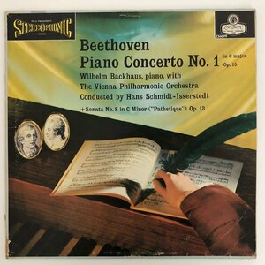 LP/ バックハウス、イッセルシュテット / ベートーヴェン：ピアノ協奏曲第1番/US盤 オリジナル UKプレス ブルーバック LONDON CS6099 40528