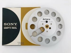 オープンリール 7号 SONY R-7MB 代替箱付き 空リール メタルリール 使用済み 現状品