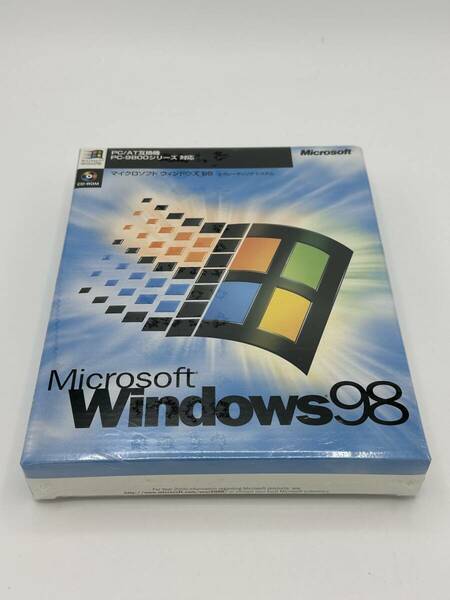 新品未開封品 Microsoft Windows 98 製品版 PC/AT互換機、PC9800シリーズ対応 