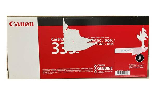 [新品・未開封・一部外装ハガレあり・2022-02-18製造] 純正 CANON CRG-335BLK *新品・未開封* 