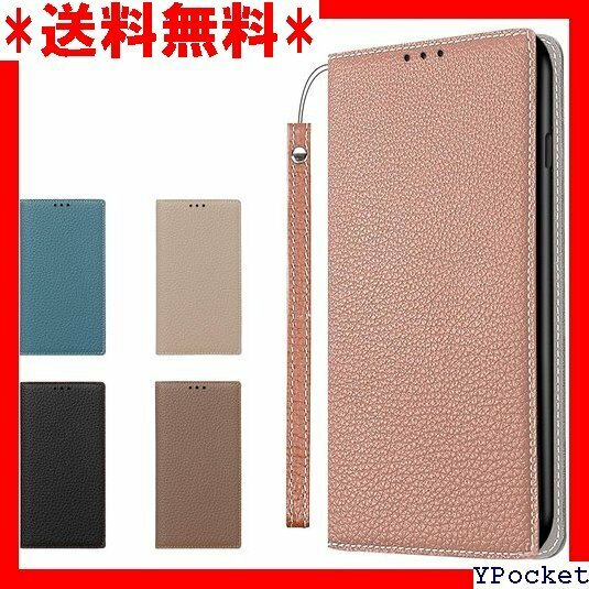 ベストセラー Clicsun iPhone13 ケース 高級牛本革ケ マグネッ カードポケット ギフトボックス付き ピンク 16