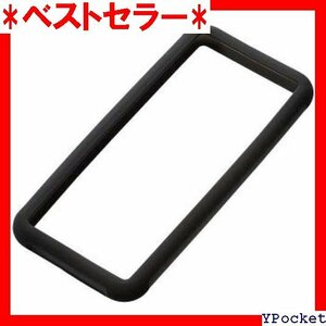 ベストセラー エレコム スマホケース マルチケース シリコンバンパー イズ 約 2~6.5インチ ブラック P-SB03BK 48