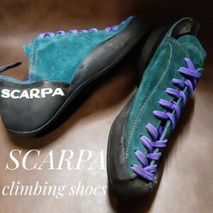  самый цена!.2.5 десять тысяч! высокого класса Италия производства профессиональный модель! Scarpa (SCARPA)boruda кольцо обувь! треккинг скалолазание! зеленый 26.5~27 соответствует 