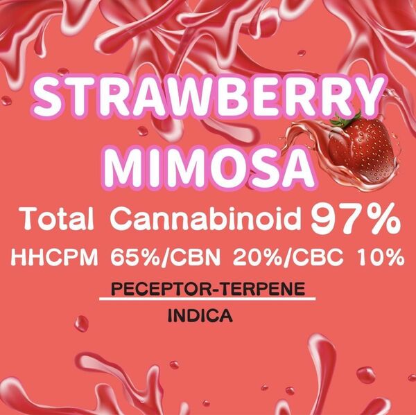 HHCPM 65% 0.5ml 機能性テルペン STRAWBERRY MIMOSA