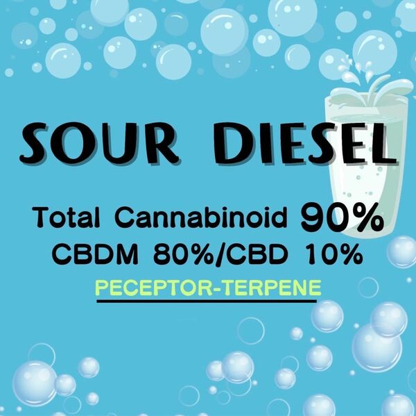 CBDM 80% 0.5ml LIVERESIN 機能性テルペン SOUR DIESEL #匿名配送　#CBD