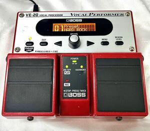 【動作OK】BOSS VE-20 VOCAL PROCESSOR ボーカルエフェクター 