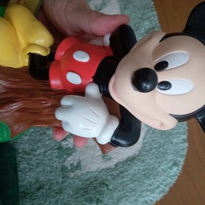 ディズニー ミッキーマウス 貯金箱 ソフビの画像9