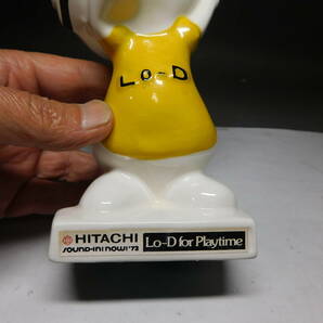 岡黒 稀少 初だし品 当時物 陶器製 不明なラビット人形 HITACHI 無傷 珍品 売り切りの画像7