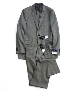 * unused *THE SUIT COMPANY/ suit Company tas mania wool birz I suit jacket pants setup business A7 ash *