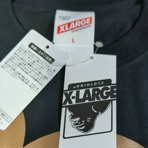 51514　X-LARGE　半袖Tシャツ　2枚セット　サイズL　黒　ホワイト　新品_画像10