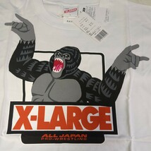 51514　X-LARGE　半袖Tシャツ　2枚セット　サイズL　黒　ホワイト　新品_画像3