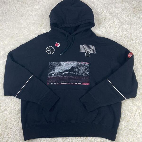 c.e cavempt NOT OF THINGS HEAVY HOODY シーイー　XLサイズ　美品