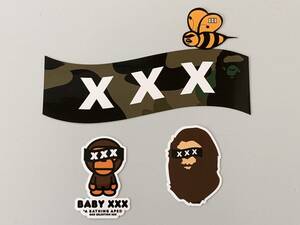 BAPE x GOD SELECTION XXX / ステッカーアソート