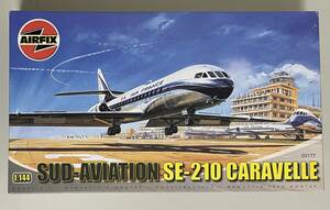 送料350円～ 希少 未組立品 AIRFIX エアフィックス 1/144 カラベル CARAVELLE SE210 エールフランス プラモデル