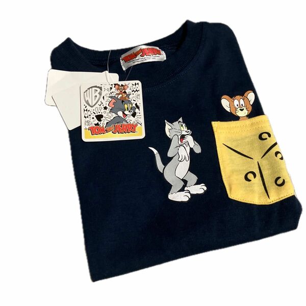 【新品タグ有り】半袖Tシャツ こども服 TOM JERRY トムとジェリー　120センチ