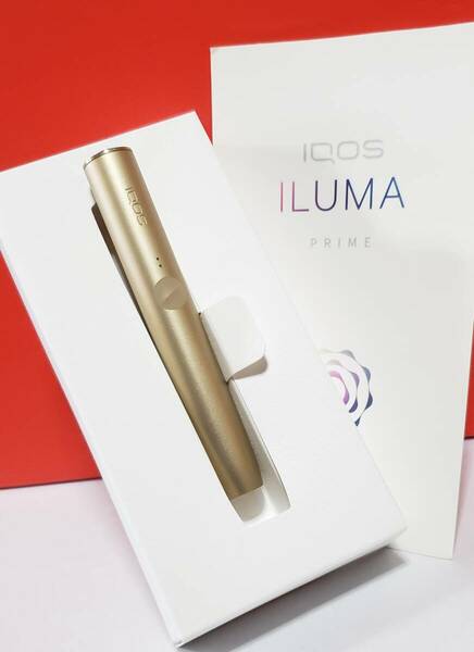 「美品」 アイコスイルマプライム ホルダーのみ 単品　ゴールドカーキー　金　IQOS ILUMA PRIME