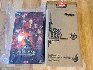  hot toys Hottoys [ Movie * master-piece DIECAST]1|6 scale Ironman * Mark 85( Battle damage version )