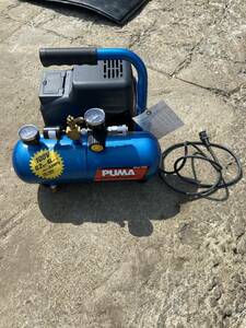 PUMA AM02-04 PUMA oil less air compressor operation verification ending Fujiwara industry 