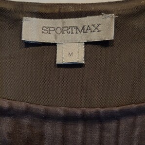 SPORTMAX ワンピース シルク100 ブラウン Mサイズ ワンピース ノースリーブの画像2