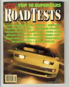 【d2006】1990年 [MOTOR TREND] ROAD TESTS／ニッサン300ZXツインターボ、コルベットZR-1、インフィニティQ45、トヨタセリカAWD、...