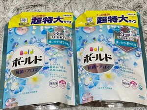 ＊お値下げ不可です＊ ボールド 洗濯洗剤 液体 フレッシュフラワーサボン 詰め替え用 780g 超特大 2個セット