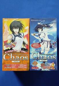 Chaos TCG 真剣で私に恋しなさい! 未開封2BOX シュリンク付き ブースターパック ボックス カード Majikoi Oh! Samurai Girls TCG