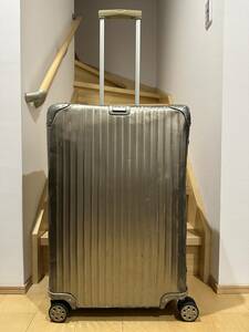 RIMOWA TOPAS TITANIUM リモワ トパーズ チタニウム スーツケース TSAロック ガーメントケースディバイダー付属 945.70