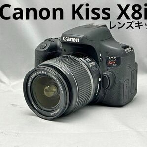 【美品】Canon EOS kiss x8i レンズキット♪Wifi標準搭載♪