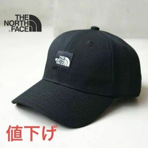 値下げ THE NORTH FACE ノースフェイス スクエアロゴキャップ ブラック