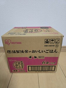 アイリスオーヤマ 低温製法米のおいしいごはん 秋田県産あきたこまち 角型 180g 6個パック×4 24食