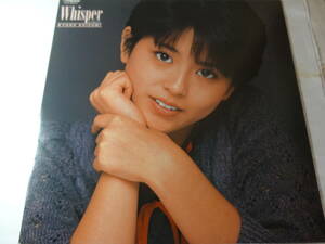 LP「小泉今日子 WHISPER ウイスパー 」半分少女、他、 ＜レコード＞