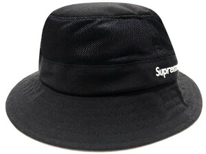 新品 未使用 国内正規品 ◆ Supreme Cordura Mesh Crusher Black/黒 サイズM/L◆ 18ss Week18 Supreme 代官山店舗購入商品