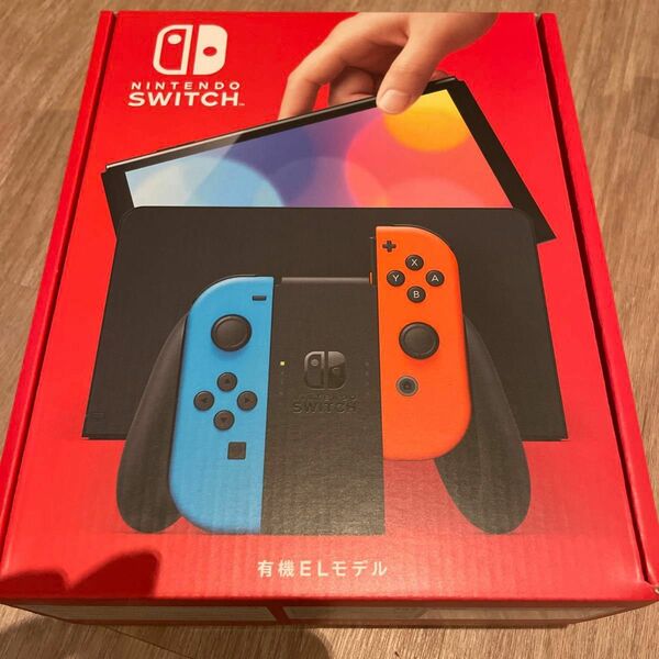 【新品未開封・印有り】ニンテンドースイッチ 有機el ネオンブルー　ネオンレッド