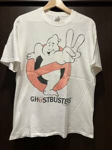 80s ゴーストバスターズ Tシャツ プリントTシャツ 古着 コットン100 ホワイト アメリカ製 キャラ USA