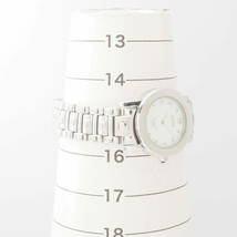 【希少品】エム・シー・エム MC.4032 MCM SS クォーツ シルバー×ホワイト 白文字盤 ローマン レディース 女性 腕時計[Pa1543-BI6_画像4