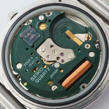 セイコー クォーツ タイプ 2 7546-8080 SEIKO QUARTZ TYPE Ⅱデイデイト SS ダークグリーン文字盤 メンズ 男性 腕時計 フェイス[779668-BJ7_画像8