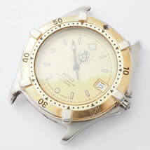 タグホイヤー 2000 プロフェッショナル デイト 200M TAG HEUER 964.013 1.88 クォーツ コンビ ゴールド文字盤 腕時計[1181002W20-AH5_画像2