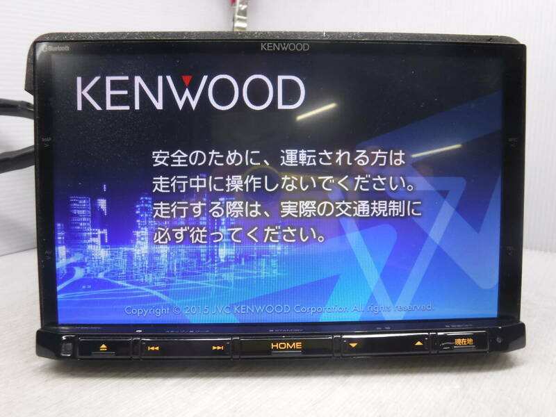 KENWOOD ケンウッド トヨタ・ダイハツ オプションナビ　メモリーナビ MDV-X802L　フルセグＴＶ/SD / DVD /CD /Bluetooth　中古