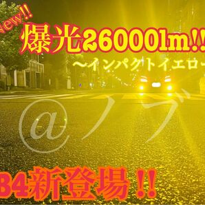 爆光26000lm!! 新登場HB4用 インパクトイエローフォグ!! LED