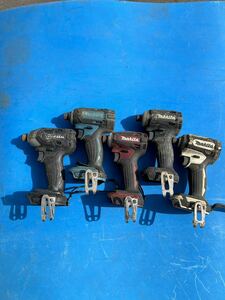 8) junk makita rechargeable impact driver 18V summarize immovable goods 