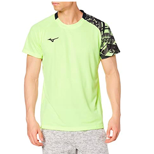 [ミズノ] トレーニングウェア 半袖Tシャツ 吸汗速乾 スタンダードフィット 32MA2120 ネオライム XL