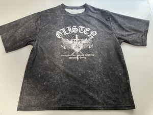 新品■メンズ３Ｌ大サイズ■ビンテージロゴ入りプリントＴシャツ■ブラック